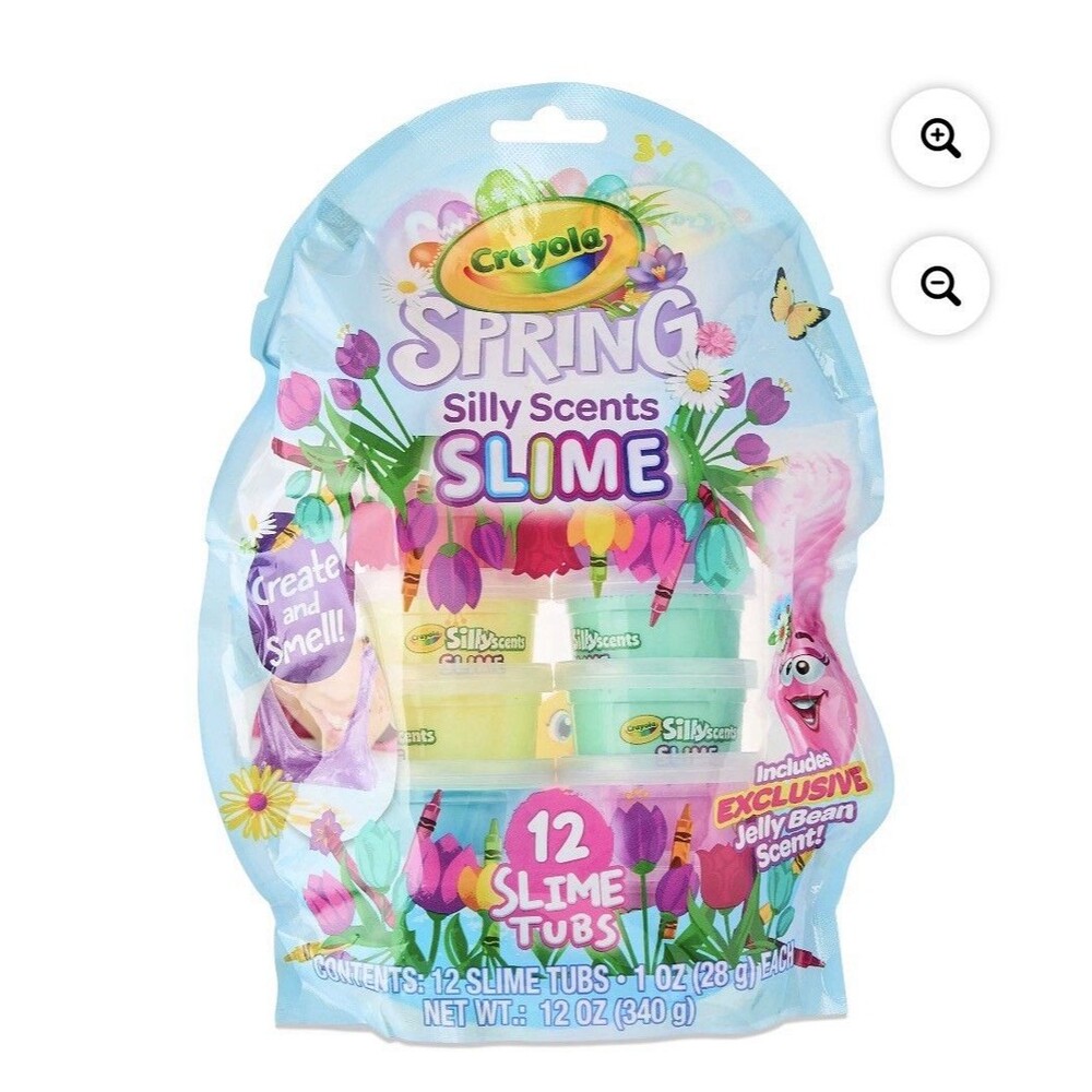 Crayola Silly Scents Spring Slime 12 Pack New